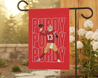 Brock Purdy 49ers Garden & House Banner