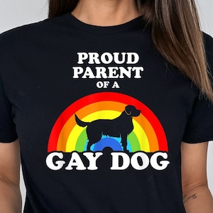 Proud Parent of a Gay Dog Unisex Softstyle T-Shirt