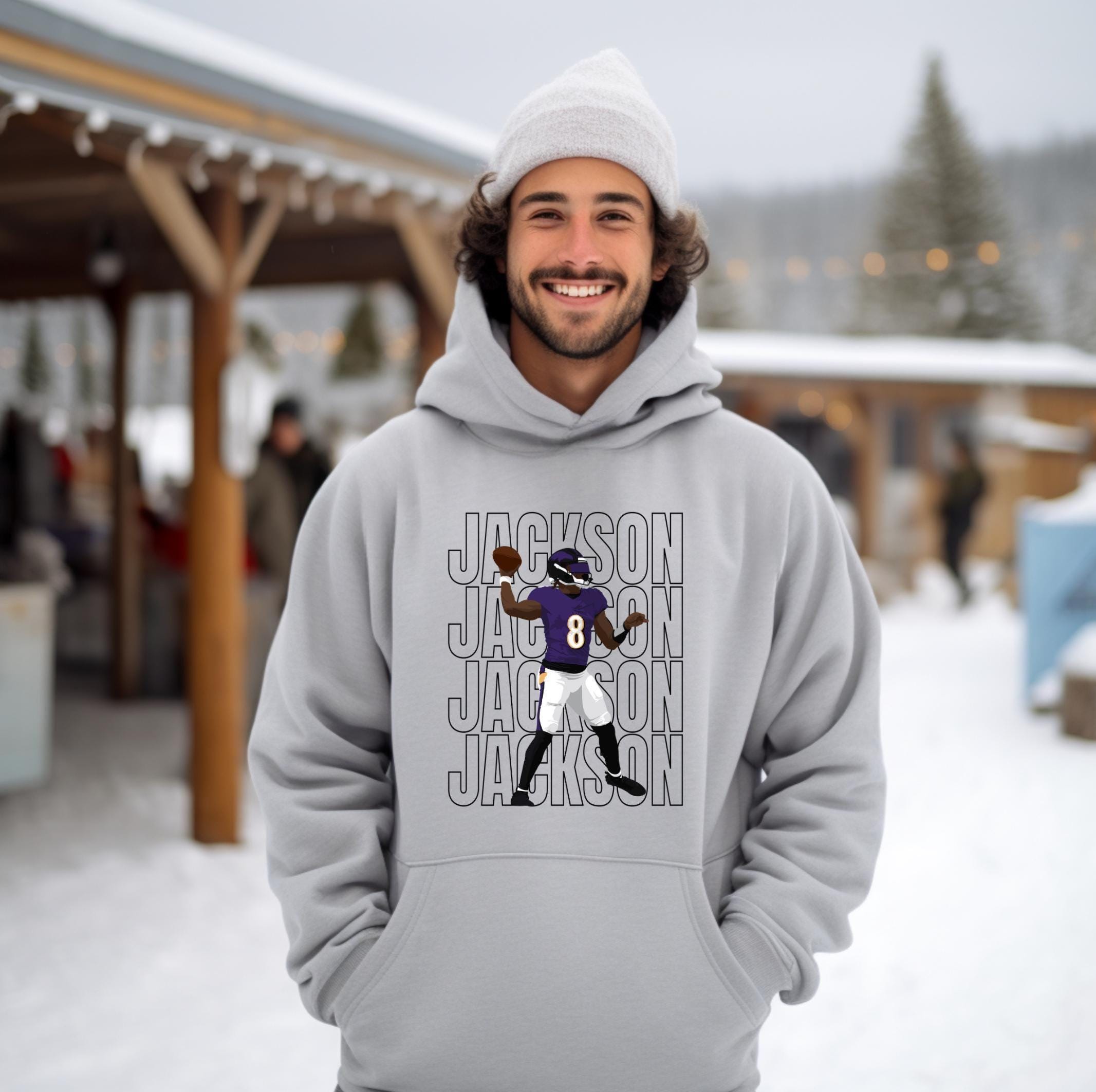 Lamar Jackson Baltimore Ravens Unisex Hoodie - Etsy