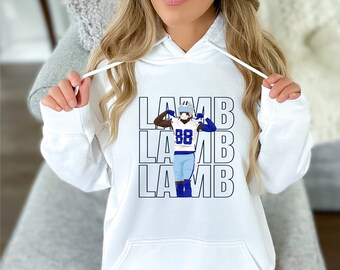 Ceedee Lamb Cowboys Distressed Unisex Hooded Sweatshirt - Etsy