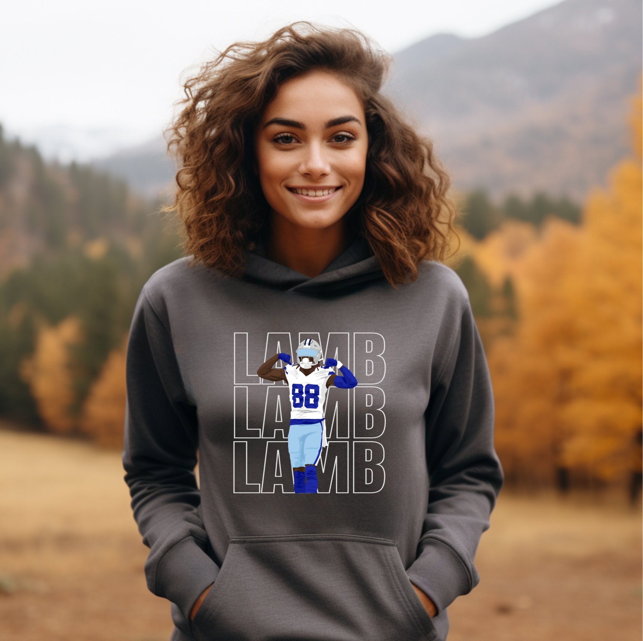 Ceedee Lamb Cowboys Distressed Unisex Hooded Sweatshirt - Etsy