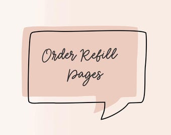 Refill Pages For Guest Books