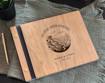 Grand Canyon National Park Adventure Scrapbook, Our Adventure Book Album, Gift for Travel Lovers