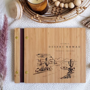 Airbnb Guest Book Desert Guestbook Cabin Welcome Book