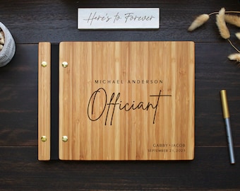 Officiant Gift, Officiant Proposal Gift, Officiant Book for Wedding Ceremony, Will You Marry Us