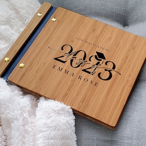 2023 Graduation Party Guest Book College or High School Graduation Gift for Her 2023, Graduate Photo Guest Book Album, Graduation Scrapbook