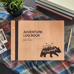 Adventure Book Scrapbook, Our Adventure Book Album, Gift for Travel Lovers
