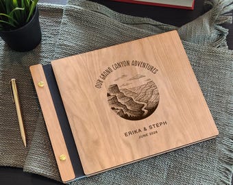 Grand Canyon National Park Adventure Scrapbook, Our Adventure Book Album, Gift for Travel Lovers