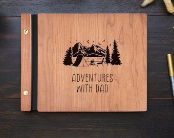 Personalized Gift for Dad, Father's Day Adventure Book, Handcrafted Gift for Him