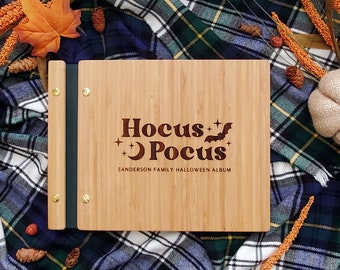 Hocus Pocus Halloween Family Photo Album Halloween Scrapbook