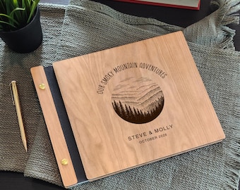 Smoky Mountain National Park Adventure Scrapbook Journal, USA National Park Gift for Travel Lovers