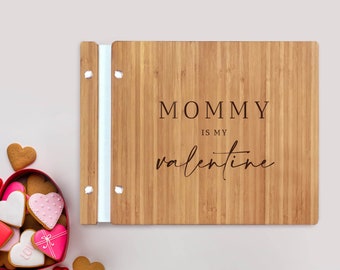 Valentine's Day Gift for Moms, Scrapbook for Valentine's Day, Photo Album, Gifts for Her, Valentine's Journal for Mommy and Me