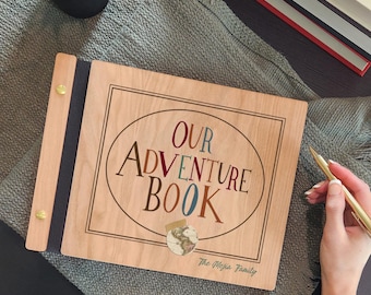 Personalized Our Adventure Book Scrapbook, Our Adventure Book Album, Gift for Travel Lovers