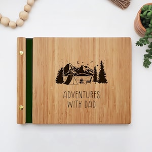 Personalized Gift for Dad, Father's Day Adventure Book, Handcrafted Gift for Him