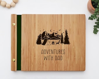 Personalized Gift for Dad, Father's Day Adventure Book, Handcrafted Gift for Him