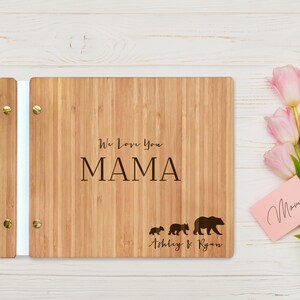 Muttertagsgeschenk Mama Bär Scrapbook Geschenk für Mama