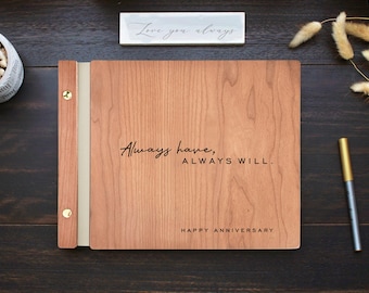 Anniversary Scrapbook Album Paper 1st Anniversary Gift for Couple | Always Have, Always Will