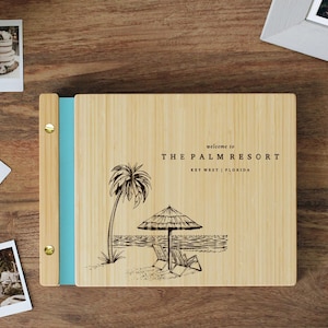 Airbnb Guest Book Tropical Beach Guestbook Sunset Beach Welcome Book