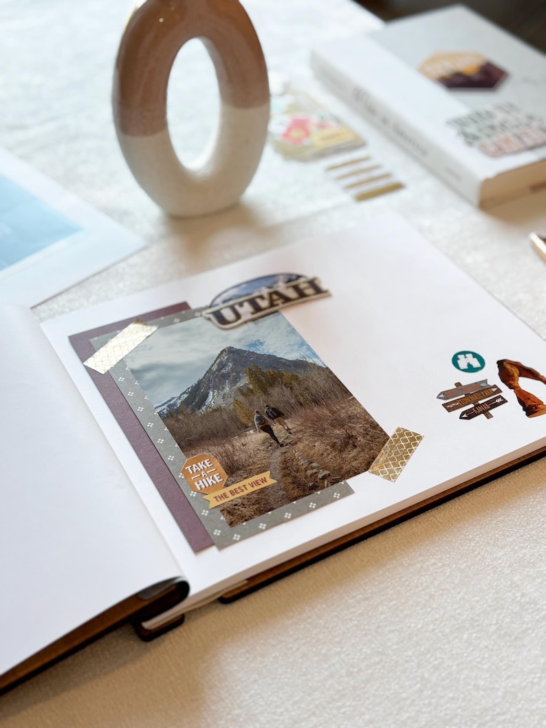 Erster Jahrestag Sammelalbum Geschenk | Papier 1.Jahrestag Geschenk | One Year Down Für immer zu gehen Bild 6
