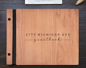 Airbnb Guest Book for Modern Short Term Rental Cabin Guest Welcome Book