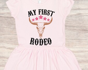 My First Rodeo Birthday Shirt: Cowboy Cowgirl Western Outfit