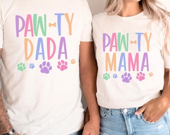Let's pawty puppy birthday shirt, let's paw-ty, puppy birthday, dog birthday, puppy party, dog birthday party, pawty shirt, girl birthday