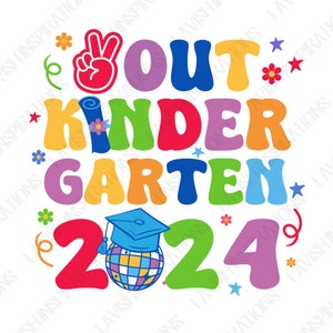 Peace Out kleuterschool Svg laatste dag van school Svg kleuterschool Svg Png-bestanden voor Cricut Peace Out Svg Instant Download Kinder afstuderen