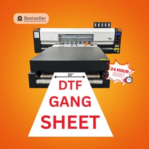 DTF Gang Sheet, Custom DTF Transfers, Direct To Film, Gang Sheet, Dtf Roll, Dtf Prints, Custom Heat Transfer, Ready To Press, Digital Prints
