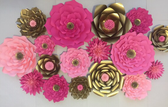 Kate Spade Large Paper Flowers Backdrop Wedding Arch Photo Booth Flower Wall Birthday Party Nursery Art Custom Bridal Shower Princess