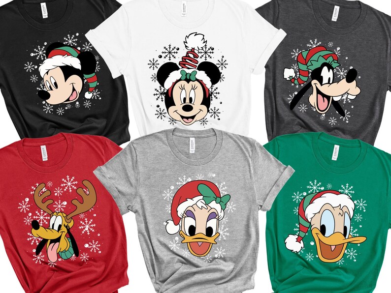 Disney Family Christmas Shirt Family Christmas Matching Etsy