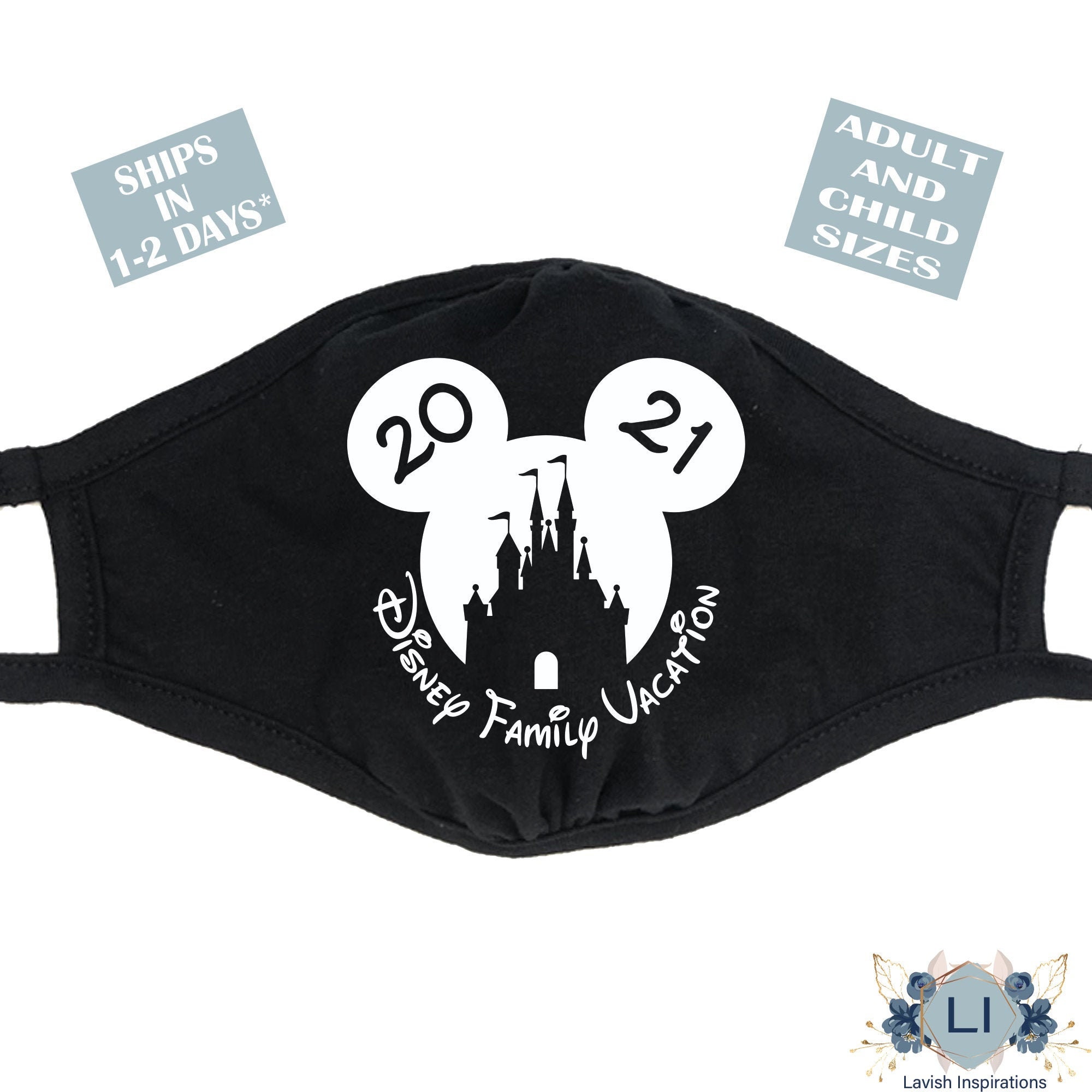 Disney Mask Castle Disney Mask Disney Family Vacation Mask Mickey Min…