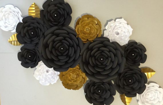 kat spade chanel large paper flowers backdrop wedding etsy chanel paper flower backdrop