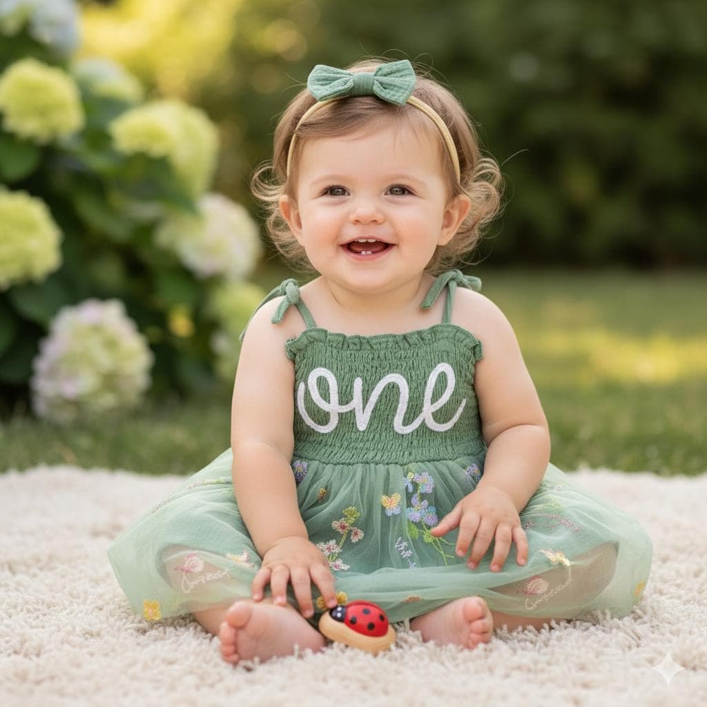 Infant Green Dress - Etsy