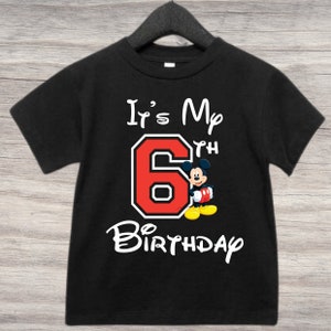 Disney Birthday Shirt Mickey Birthday Shirt Disney Family Vacation Shirts Mickey Matching Family Shirts 2nd, 3rd, 4th, 5th, 6th, 7th, 8th