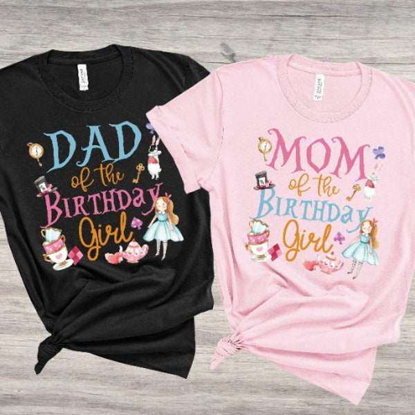 Alice in Onederland Birthday Shirt: Matching Family Set