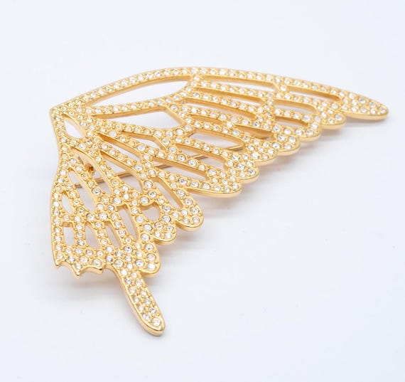 As New Swarovski Butterfly Wing Brooch - Boxed