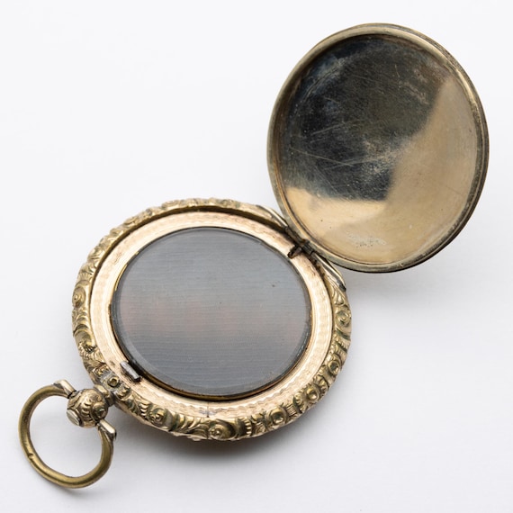 Antique Victorian Rolled Gold Mourning Locket