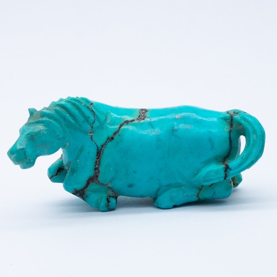 Antique Vintage Native American Zuni Turquoise Fetish Horse