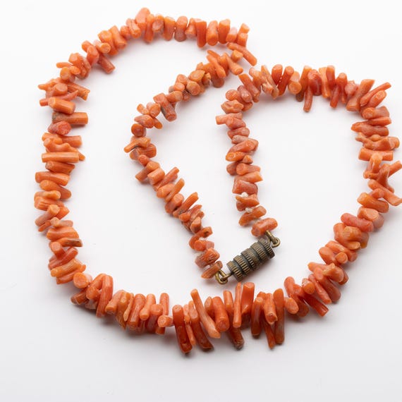 Vintage Retro Branch Coral Necklace