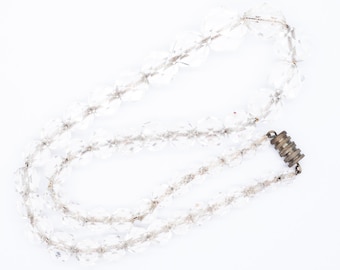 Collar de cristal de roca vintage