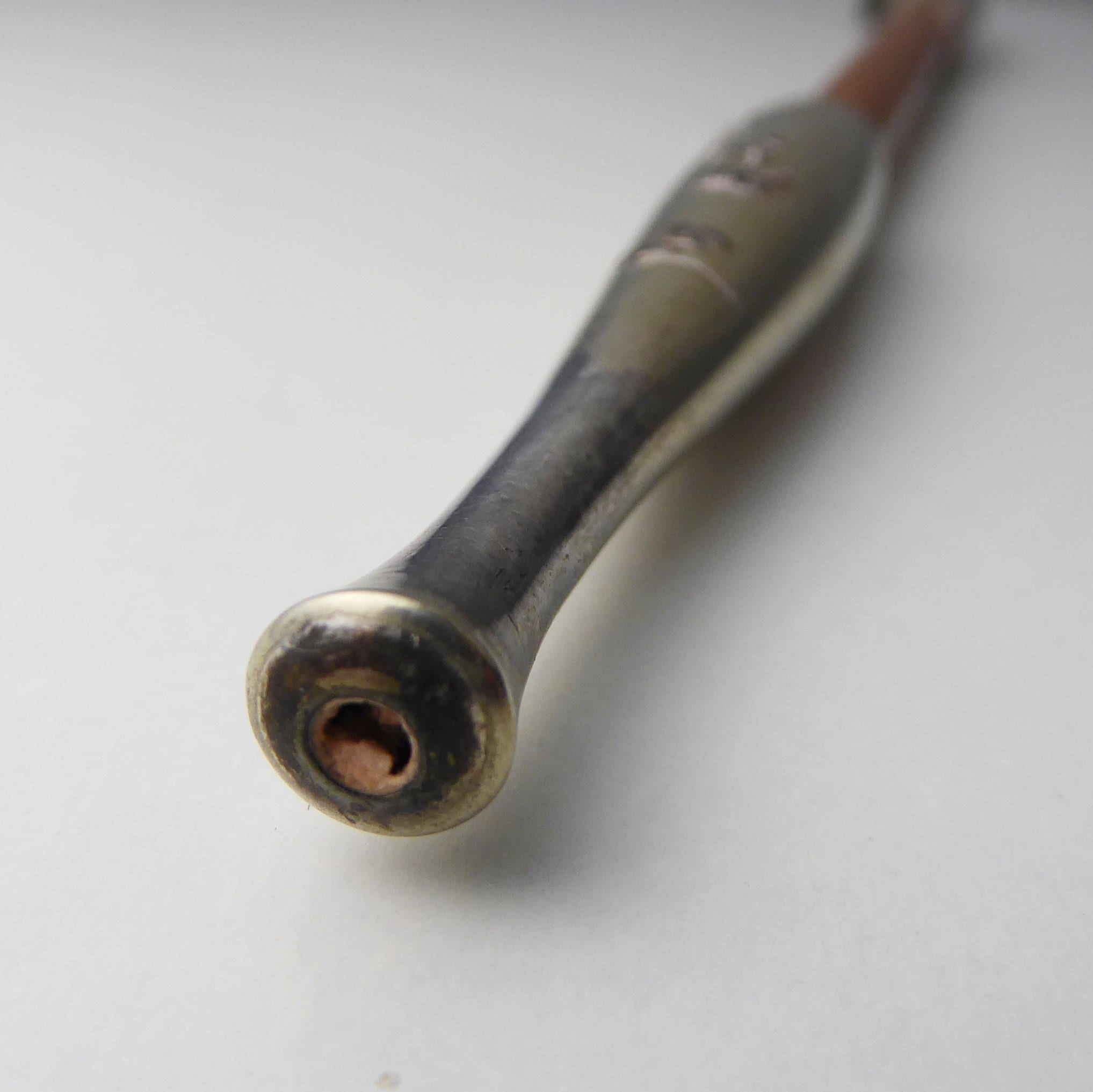 Japanese Kiseru Pipe / Tobacco Pipe / Antique C1920s Moon & Blossom Design