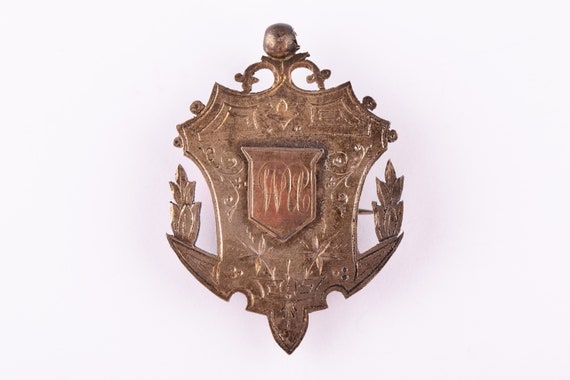 Antique Victorian Sterling Silver Fob Brooch – Alb