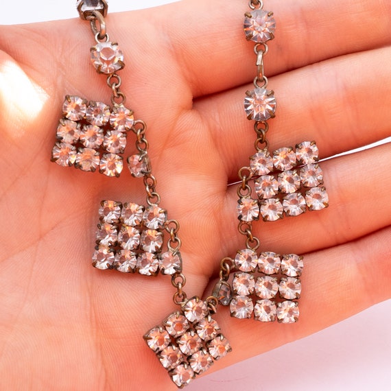 Antique Victorian Edwardian Diamond Paste Necklace