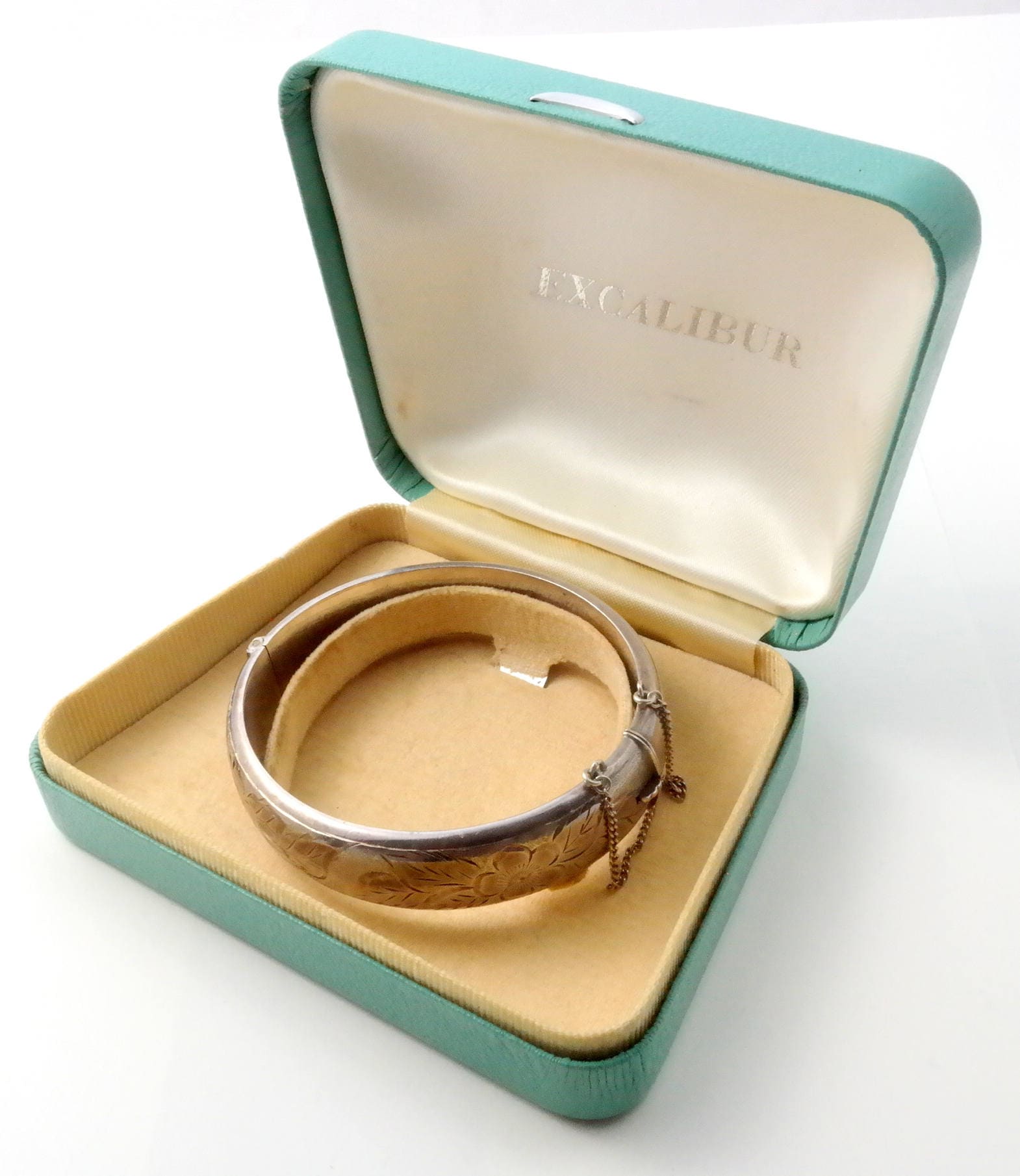 Vintage 1967 Sterling Silver Excalibur Bangle in Original Box – 50th ...