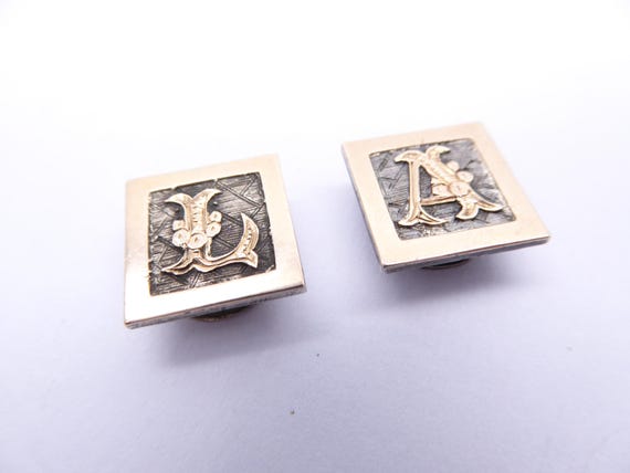 Gold & Silver LA Studs