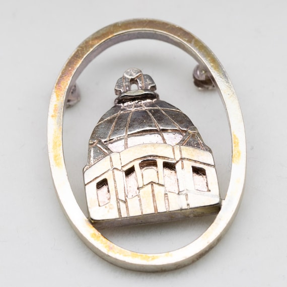 Vintage Sterling Silver Aberdeen His Majesty’s Theatre Brooch