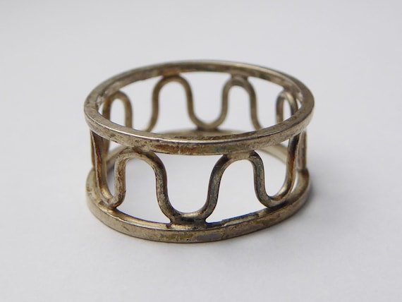 Vintage Scottish Norman Grant Sterling Silver Ring