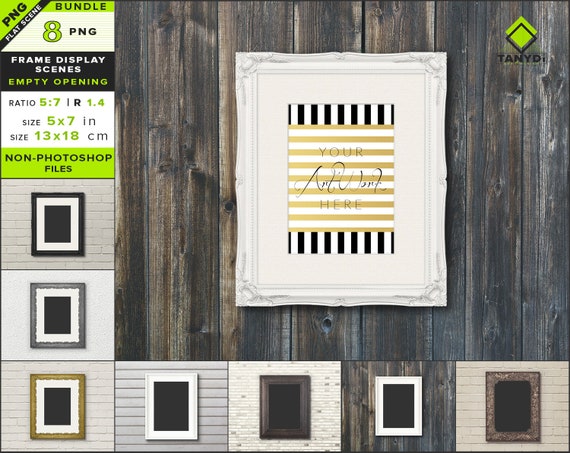 Download 5x7 Blank Vertical Frame Png Mockup Bundle 8 Png Free 13 000 Psd Mockup Templates PSD Mockup Templates