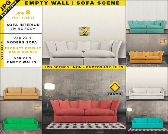 Download Free Modern Sofa Interior Blank Wall Mockup Bundle2 Styled Psd Free Download Smart Object Mockups For Your Designs Inspiration Free Psd Mockups Yellowimages Mockups