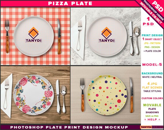 Download Pizza Plate Photoshop Print Mockup P51 Png White Plate Download All Free T Shirt Mockup Psd Templates New PSD Mockup Templates